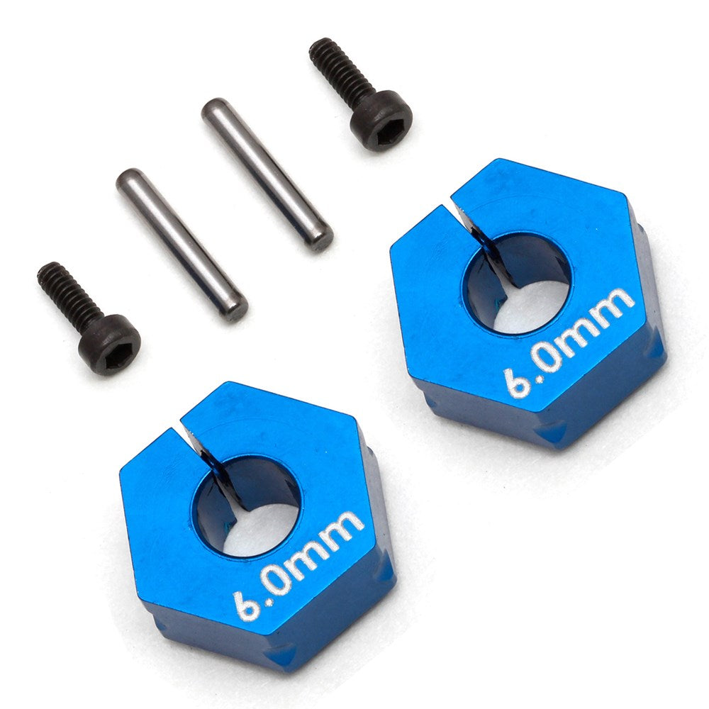 Factory Team Clamping Wheel Hexes - 6.0mm Offset