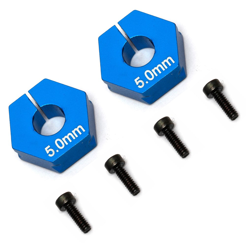 Factory Team Clamping Wheel Hexes - 5.0mm Offset