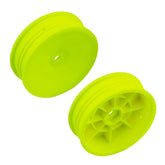 Team Associated 2wd Slim Front Wheels - 2.2in 12mm Hex - Yellow