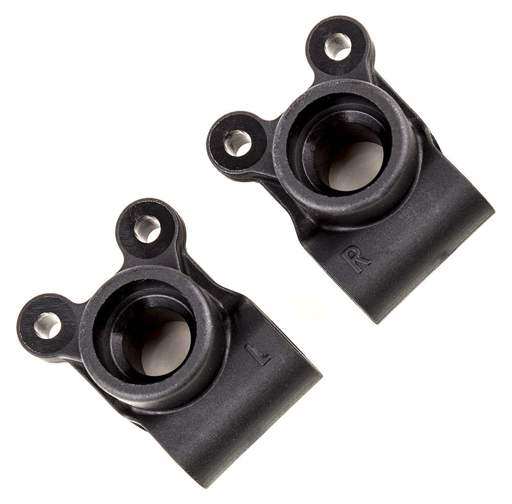 RC10B6 FT Blue Aluminum Rear Hubs - Associated Electrics