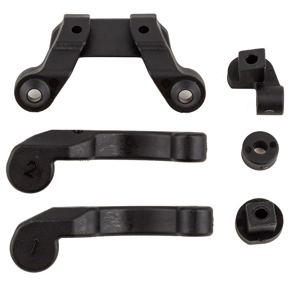 Team Associated B6.4 Front Wing Mount, Fan Mounts, and Battery Brace Shims