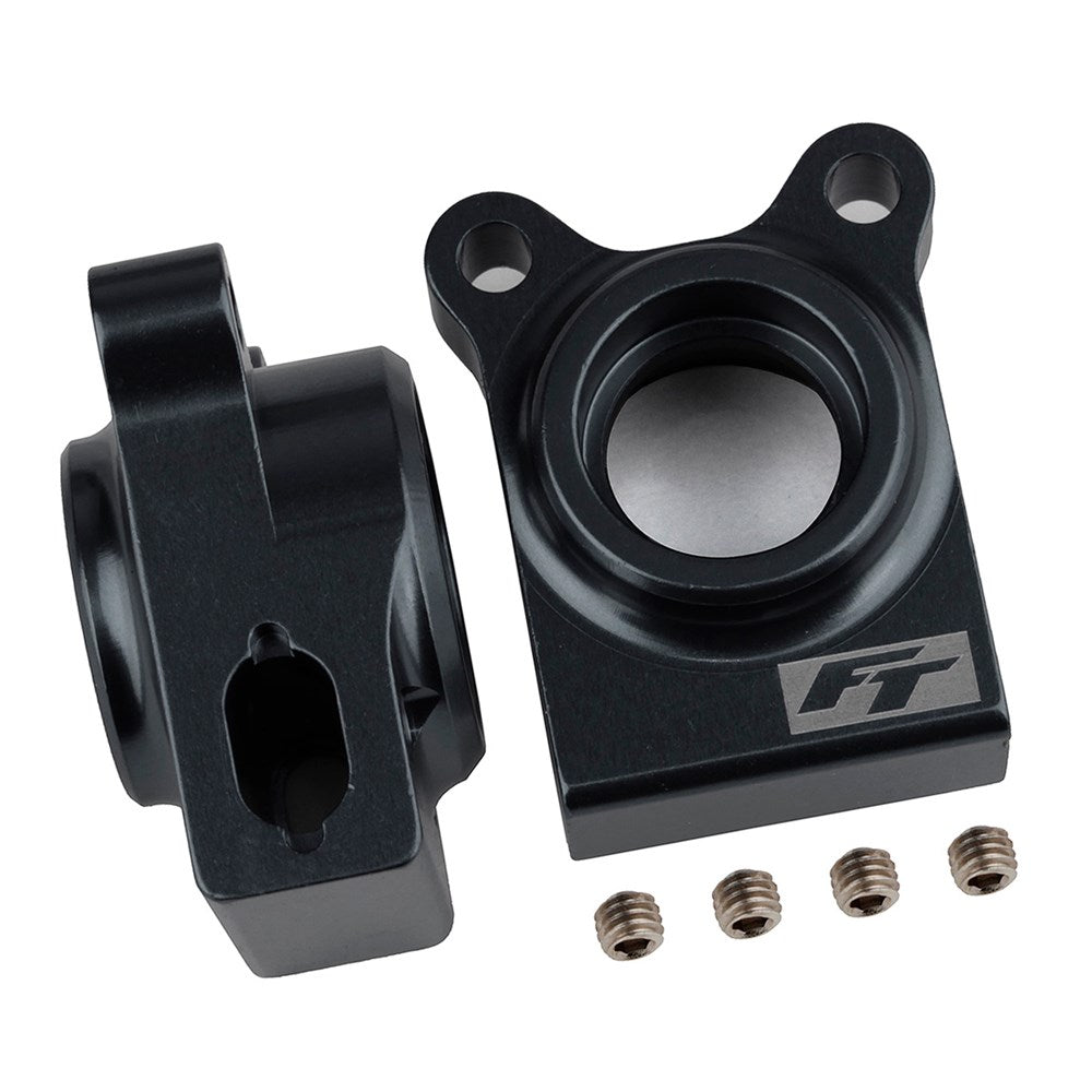 Factory Team B74.2 Aluminum Rear Hubs - Black