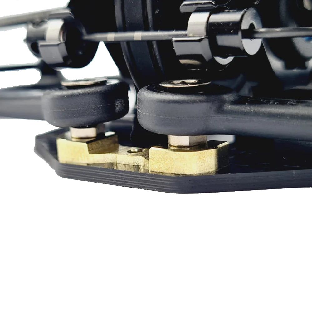 RC MAKER Brass Roll Center Shim Plate Set - XRAY X4 - Clearance Priced!