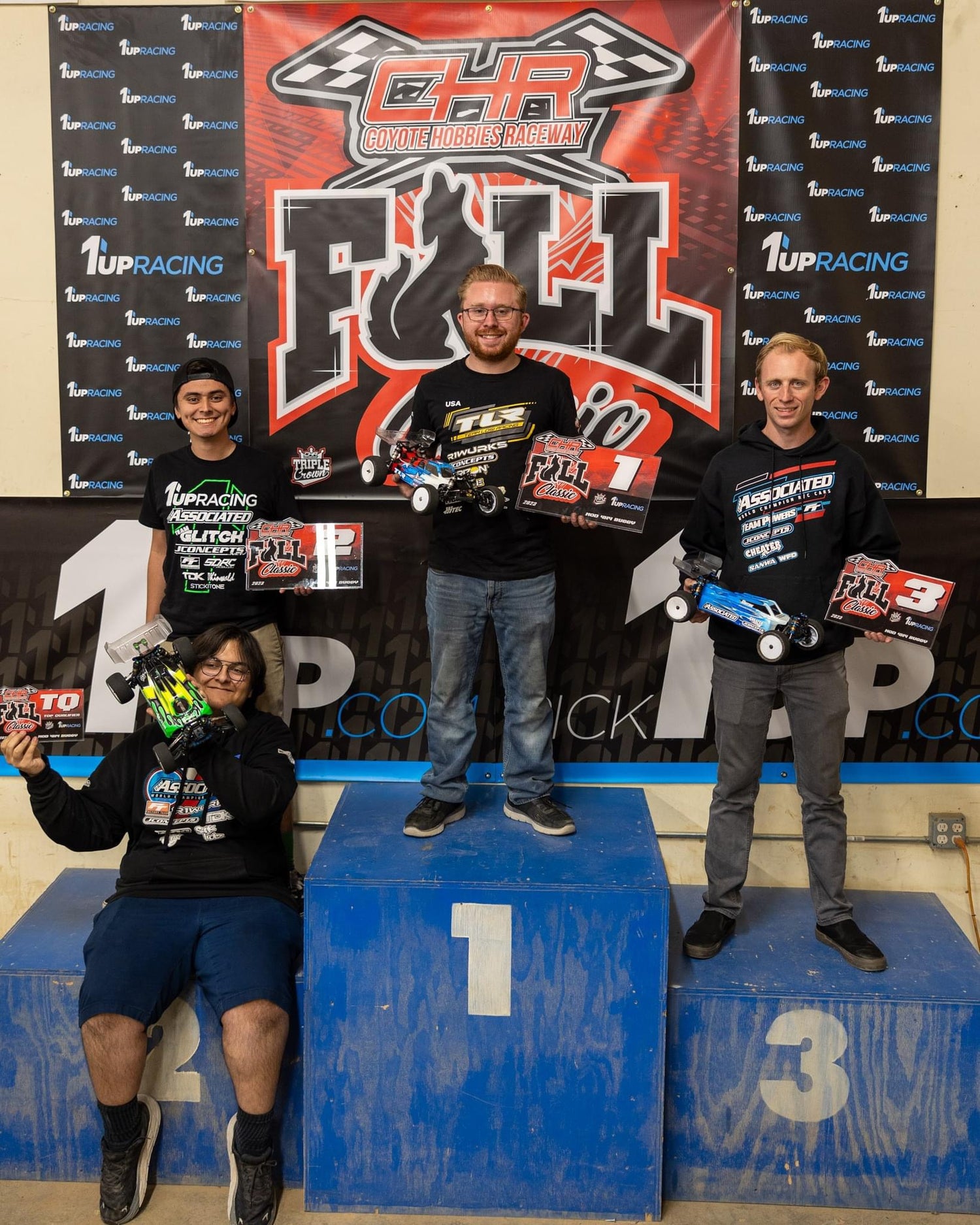Congrats to all the Podium Finishers at the 1up Racing Fall Classic
