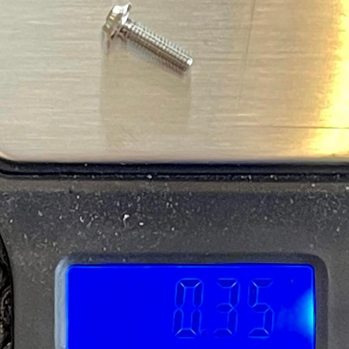 Weight Savings with Pro Duty Titanium Screws