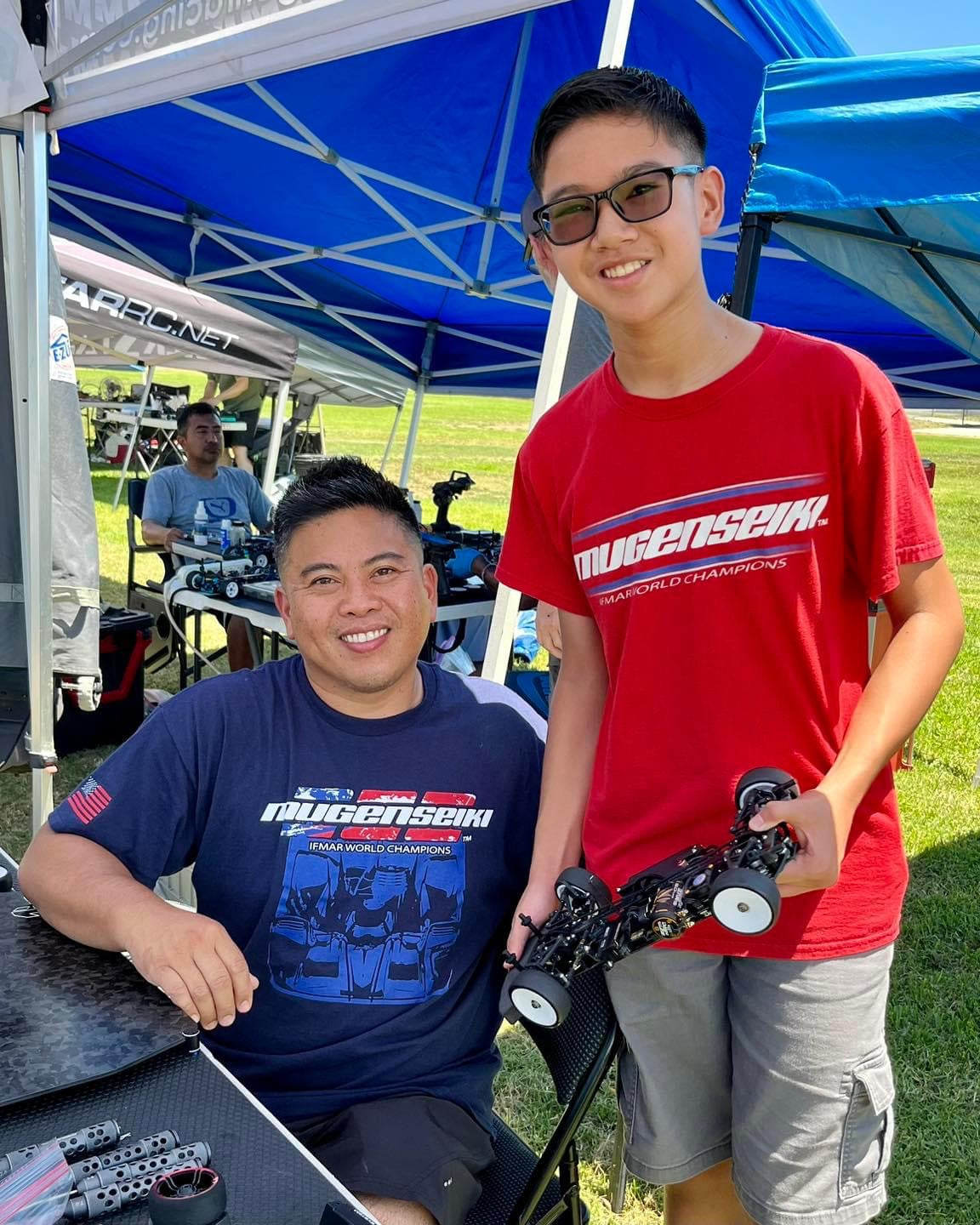 Jacob and Marc Getting Dialed in at Cal Raceway