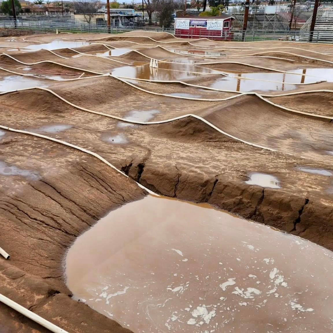 The Dirt Perris ready for Boats after some rain