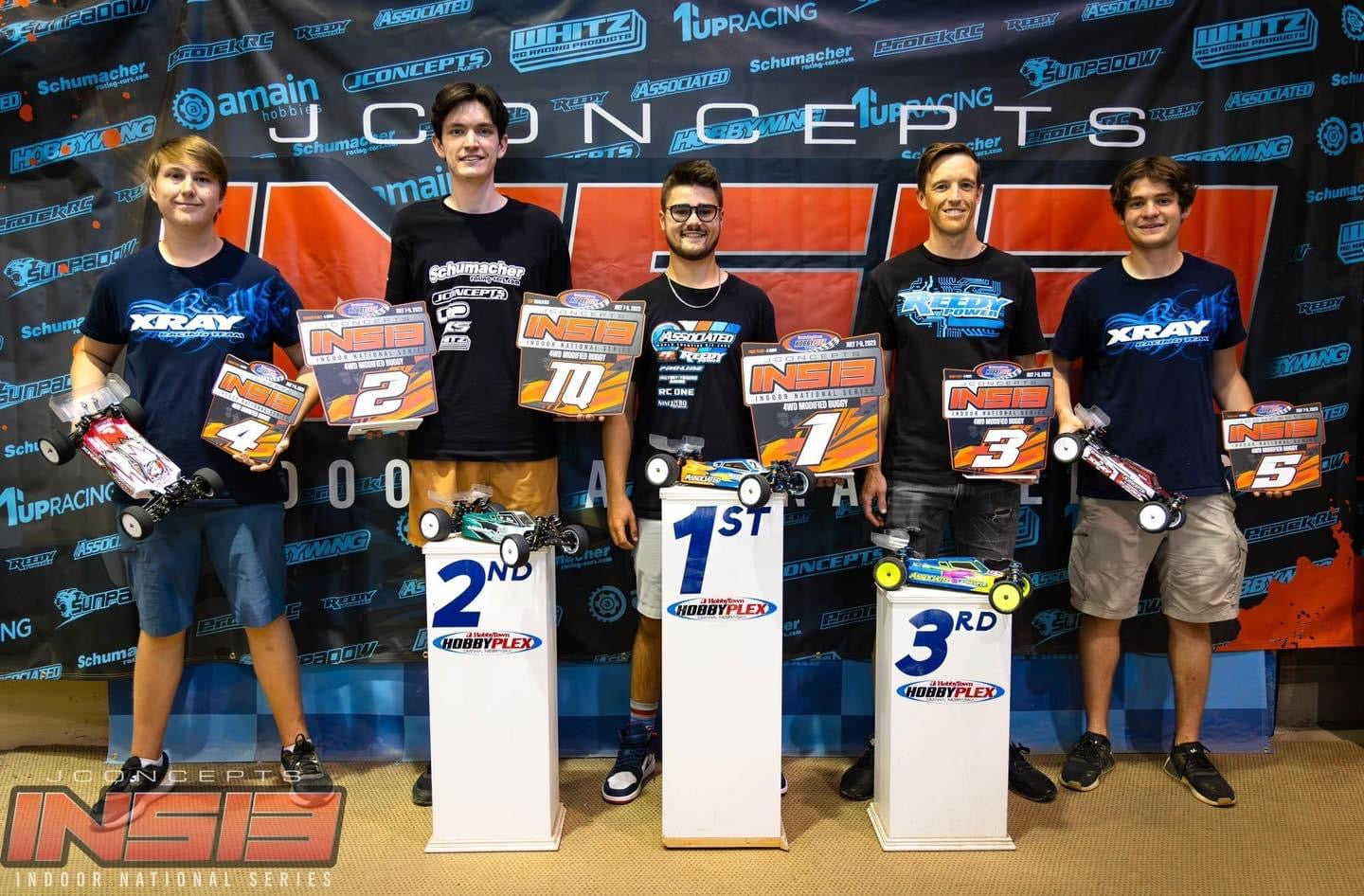 Congrats to the 1up Team at the JConcepts INS series