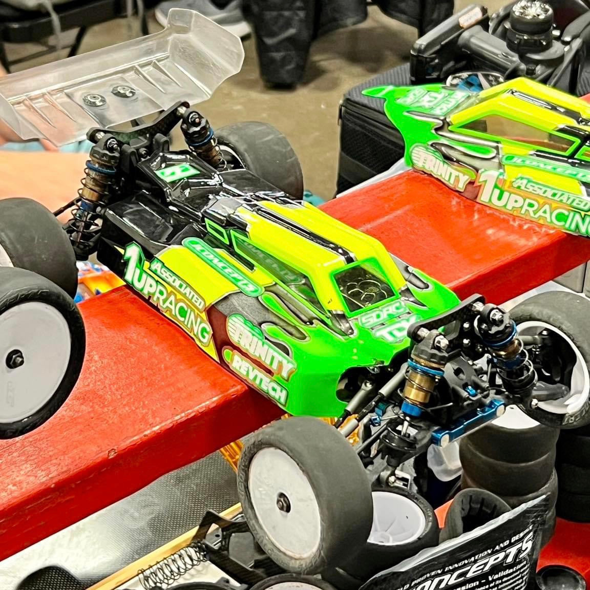 Matty G and Jake looking good in the pits at Hobby Action