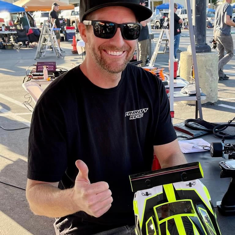 Checking out the pits at The Lap Factory RC Racing