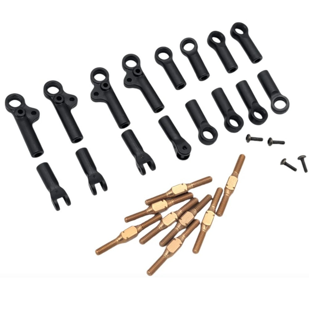 RC MAKER SP1 4.8mm Turnbuckle Upper Arm Set (Bronze Aluminum)