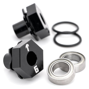 1up Racing DirectHex Hub Axles - AE TC8