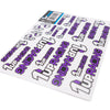 1up Racing Pre-Cut Decal Sheets
