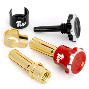 1up Racing Lockdown Adjustable Bullet Plugs - PRE-ORDER - Early-Mid March Arrival