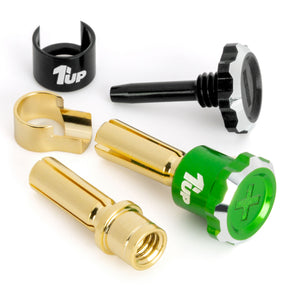 1up Racing Lockdown Adjustable Bullet Plugs - PRE-ORDER - Early-Mid March Arrival