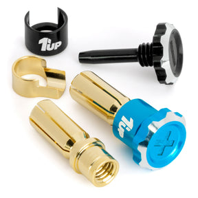 1up Racing Lockdown Adjustable Bullet Plugs - PRE-ORDER - Early-Mid March Arrival