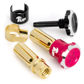 1up Racing Lockdown Adjustable Bullet Plugs - PRE-ORDER - Early-Mid March Arrival