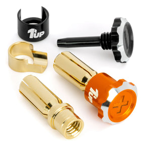 1up Racing Lockdown Adjustable Bullet Plugs - PRE-ORDER - Early-Mid March Arrival