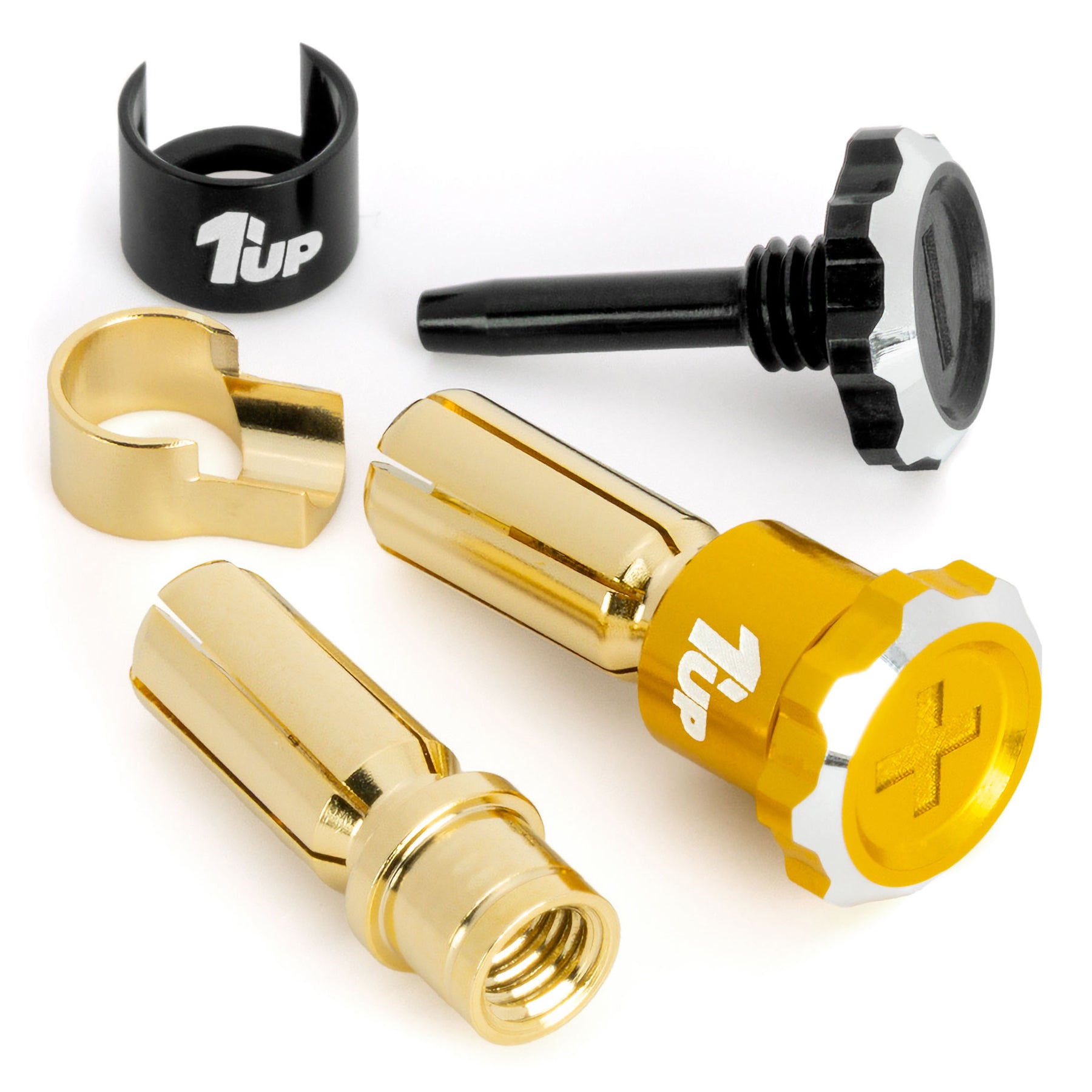 1up Racing Lockdown Adjustable Bullet Plugs - PRE-ORDER - Early-Mid March Arrival