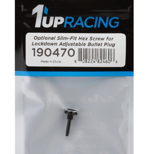 1up Racing Optional Slim Hex Screw for Lockdown Bullet Plugs