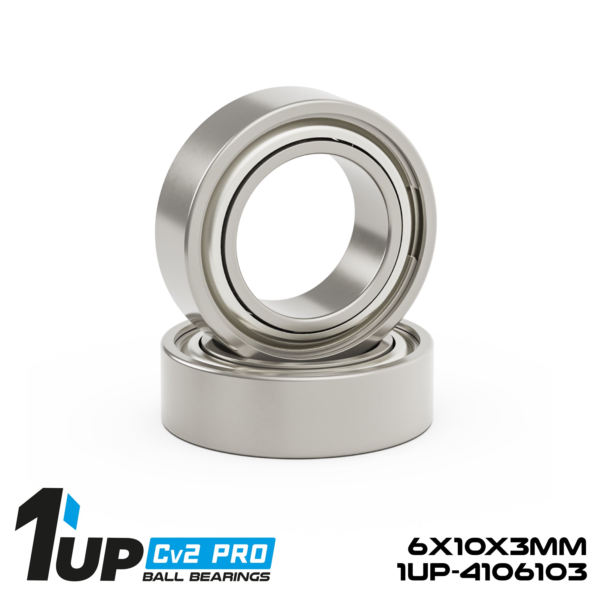 1up Racing Cv2 Pro Hybrid-Ceramic Ball Bearings