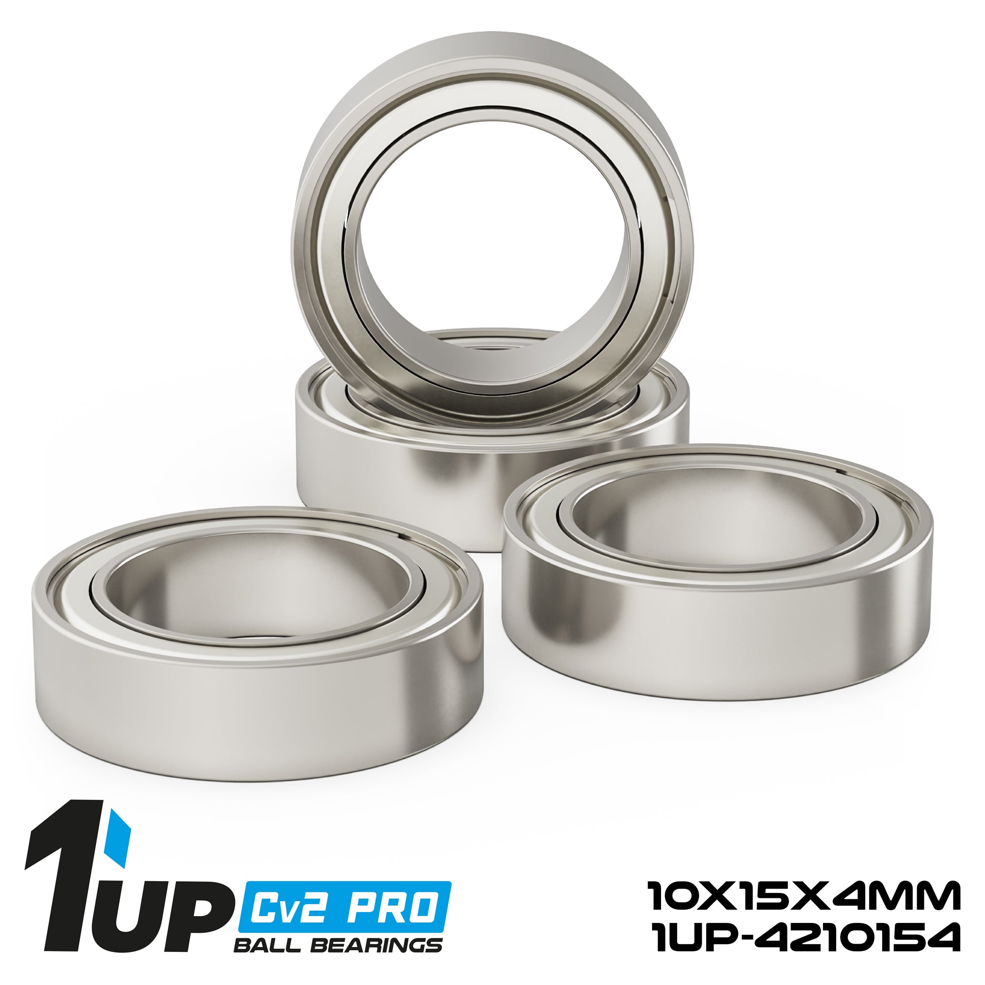 1up Racing Cv2 Pro Chrome-Steel Ball Bearings
