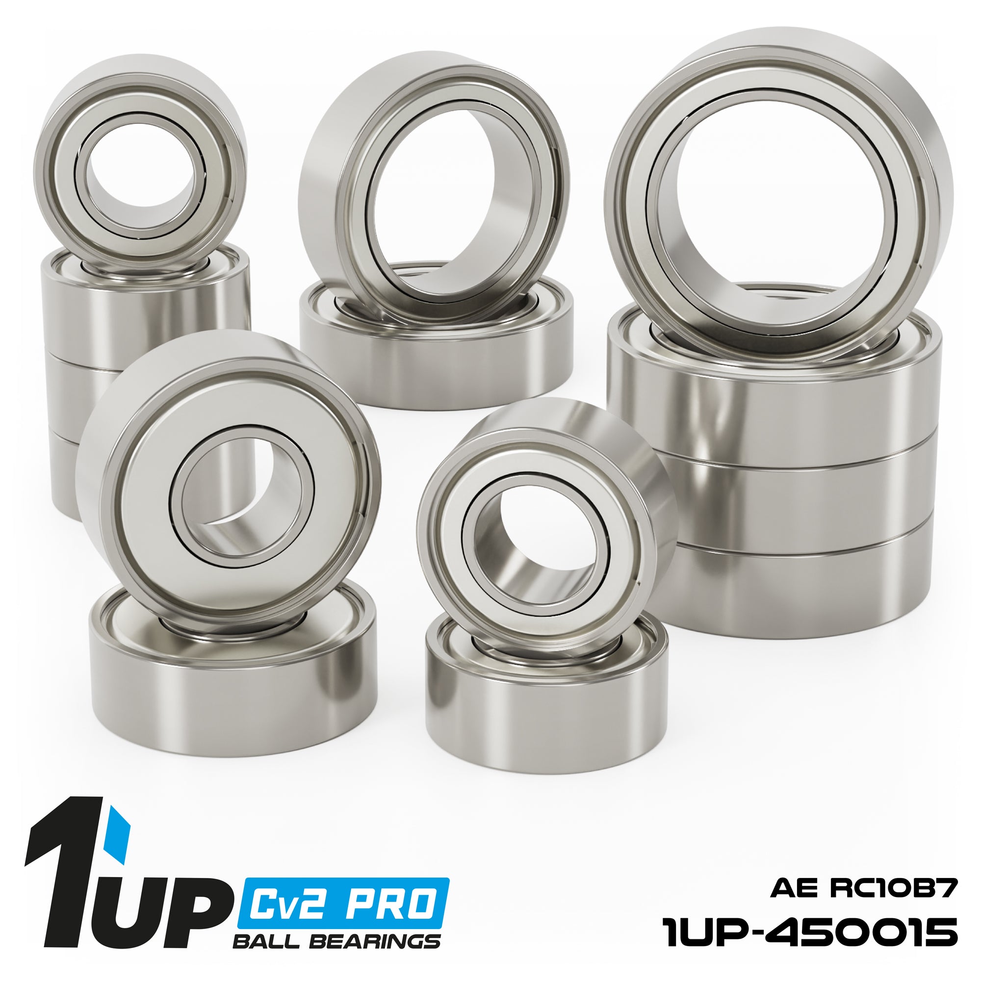 1up Racing Cv2 Pro Ball Bearing Set - AE RC10B7