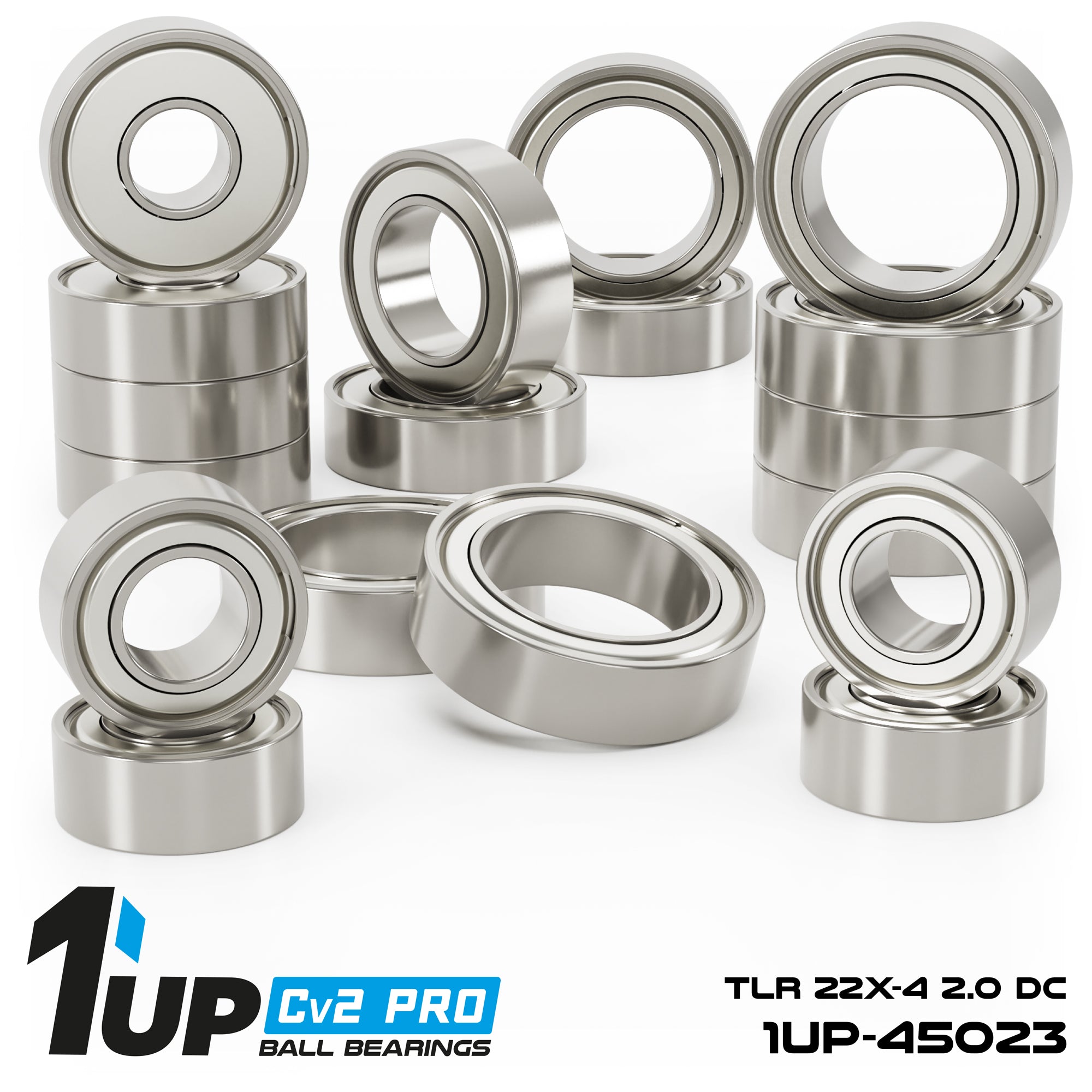 1up Racing Cv2 Pro Ball Bearing Set - TLR 22X-4 2.0 DC