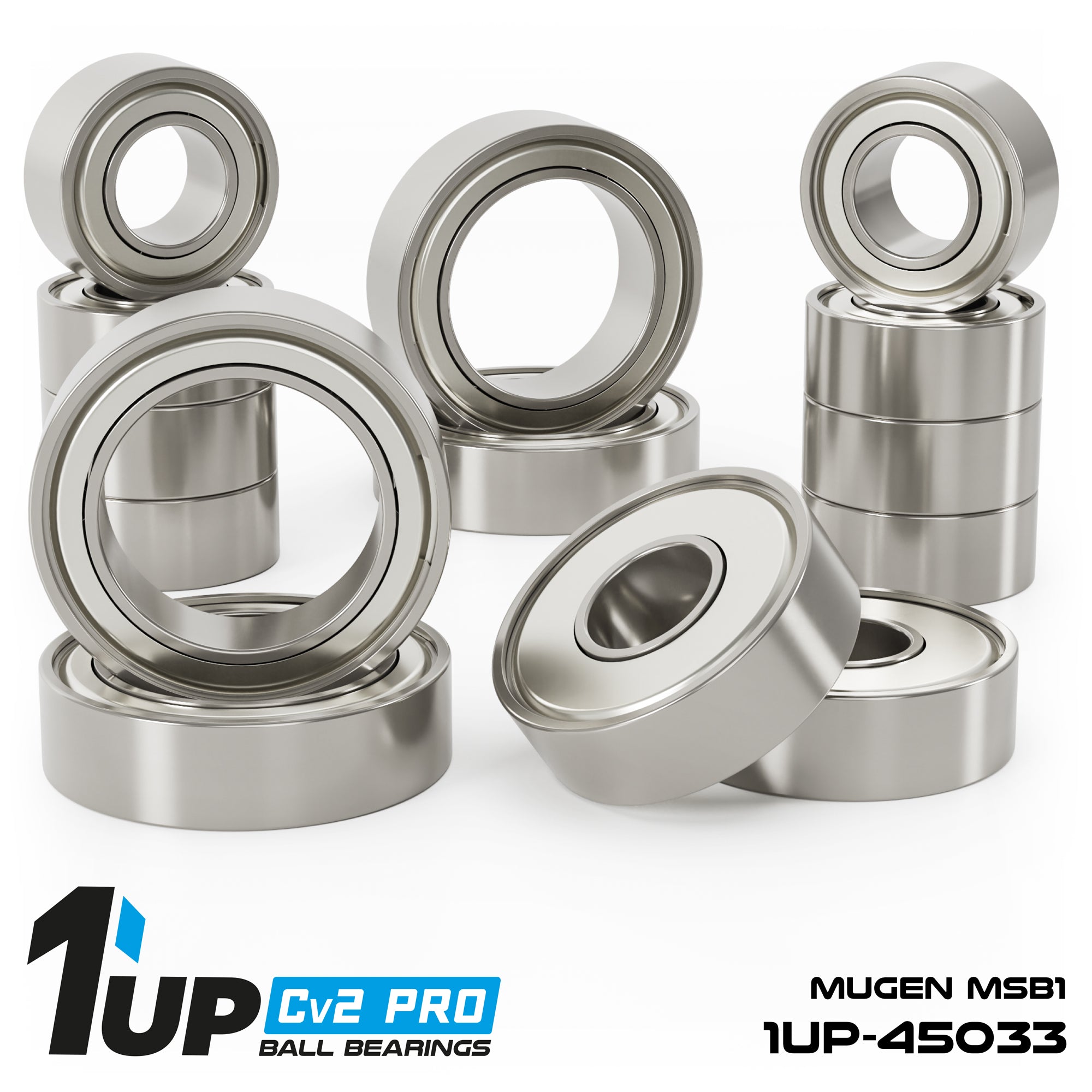 1up Racing Cv2 Pro Ball Bearing Set - Mugen MSB1