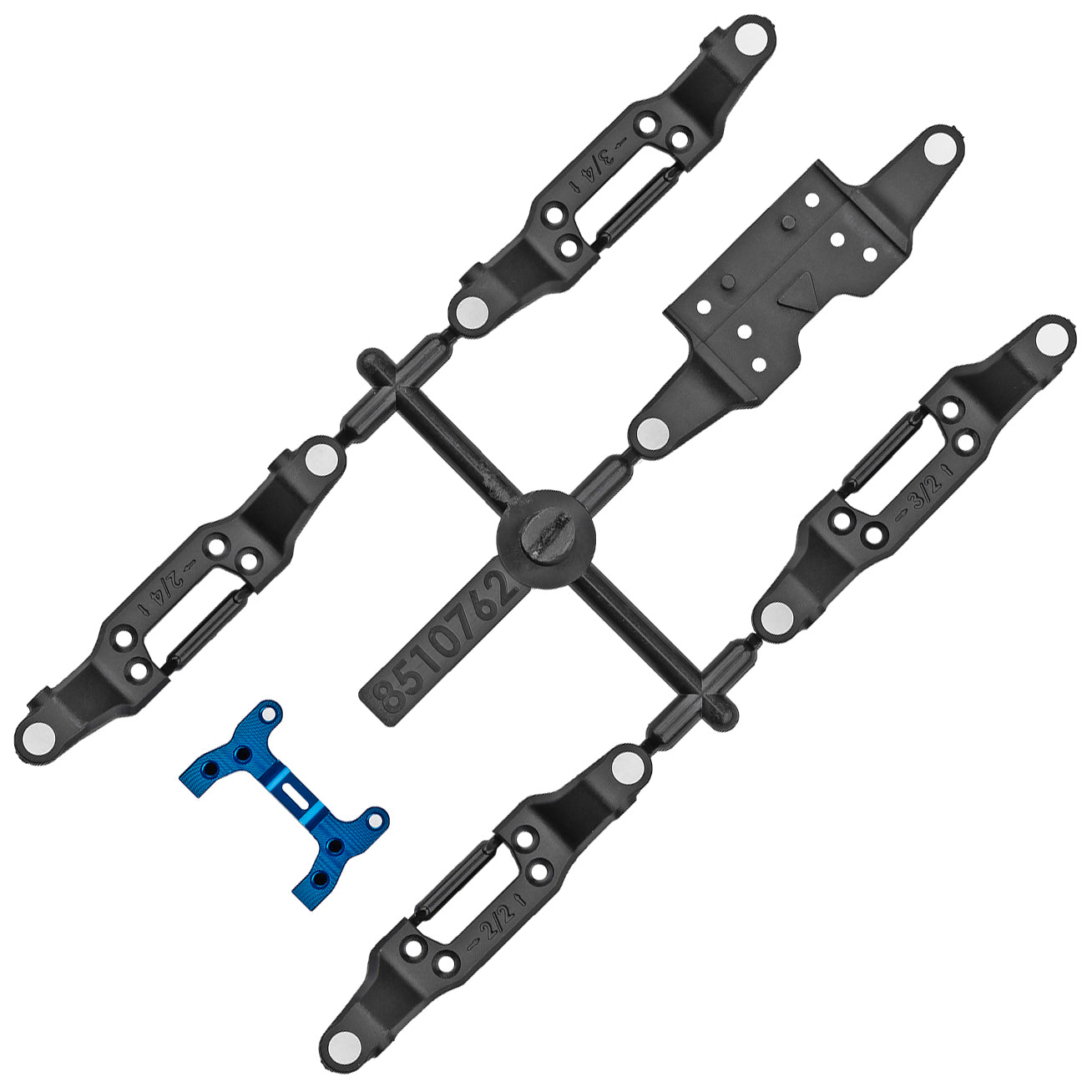 Team Associated RC28 Upper and Lower Front Arm Set