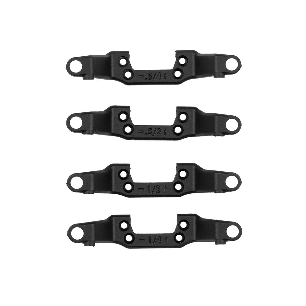 Team Associated RC28R.1 Upper Front Arm Set, 0.5 And 1.0 Degree Camber