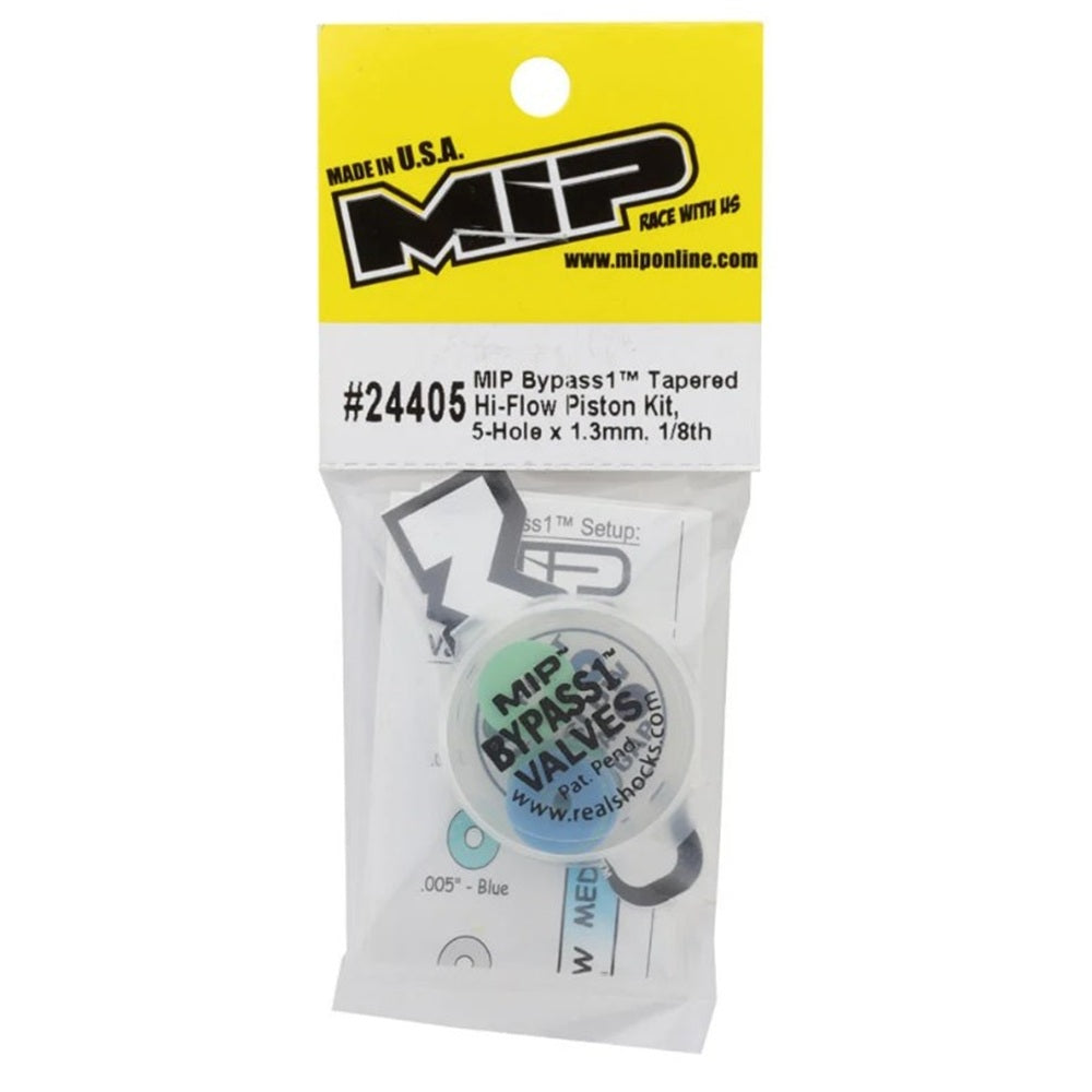 MIP 1/8 Bypass1 Hi-Flow Tapered Piston Kit (4) (5-Hole x 1.3mm)