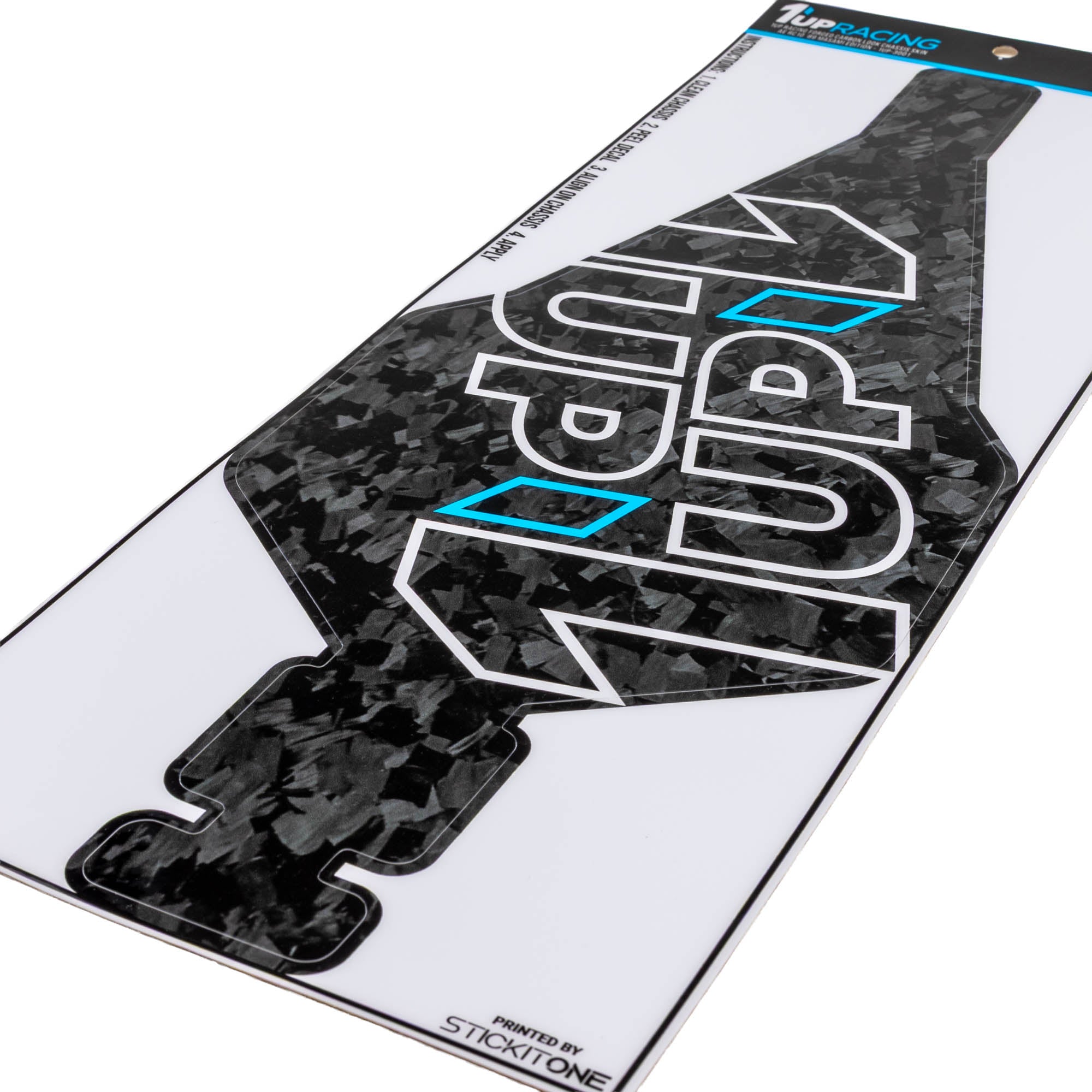 1up Racing Forged Carbon Look Chassis Skin - AE RC10 ‘89 Masami Edition