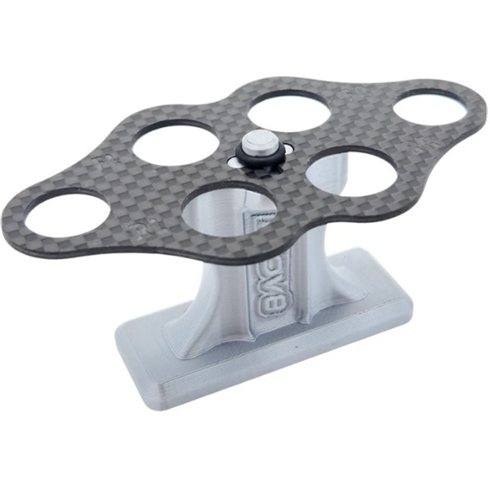 INOV8 3DX Carbon 1/10th Onroad Shock/Diff Rebuild Stand Silver