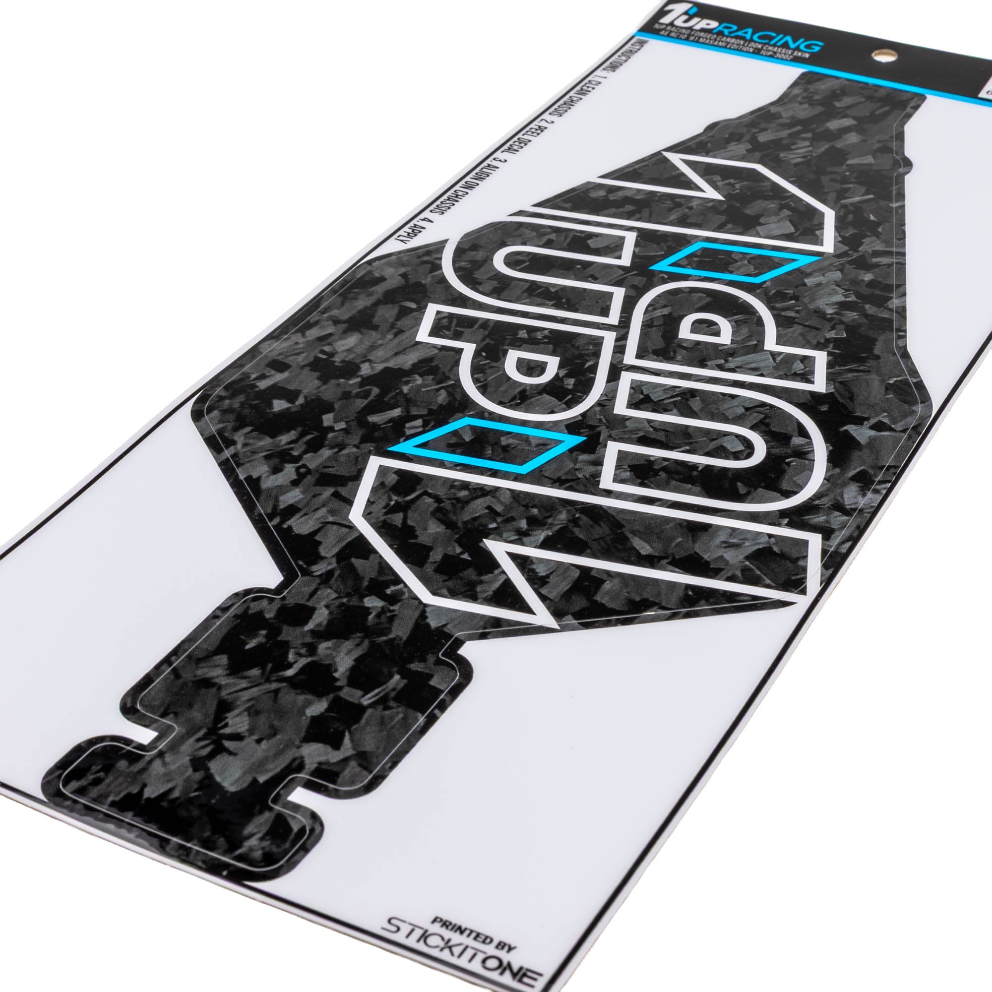 1up Racing Forged Carbon Look Chassis Skin - AE RC10 ’91 Masami Edition