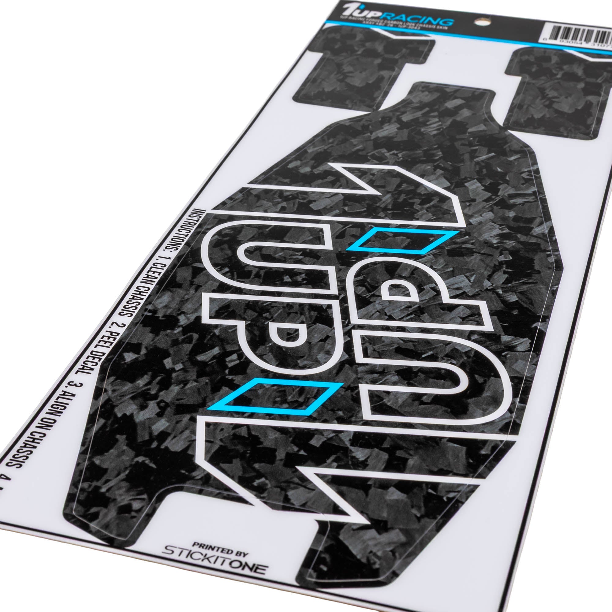 1up Racing Forged Carbon Look Chassis Skin - XRAY XB2 ‘26
