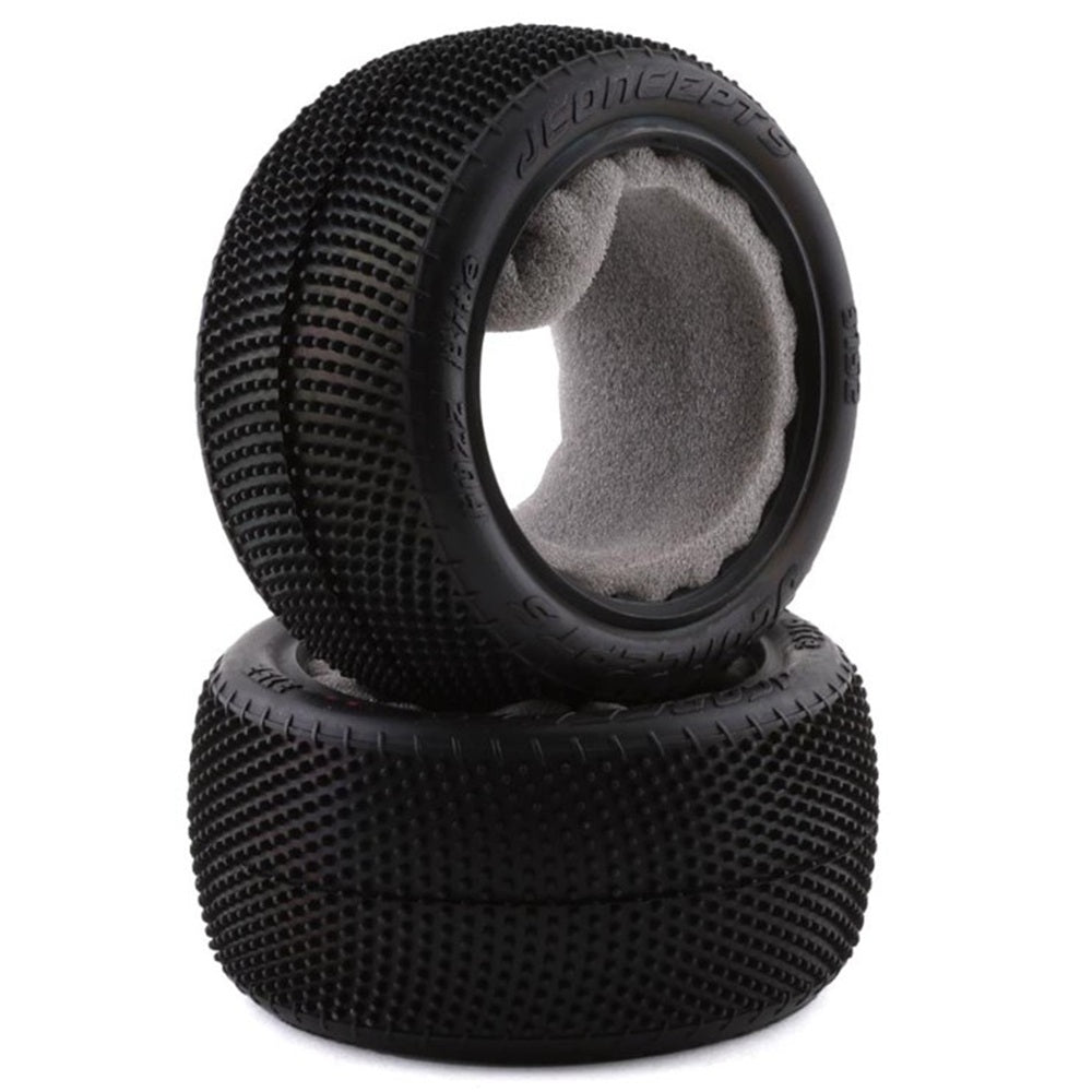 JConcepts Fuzz Bite LP 2.2" Rear Buggy Carpet Tires (2) (Pink)