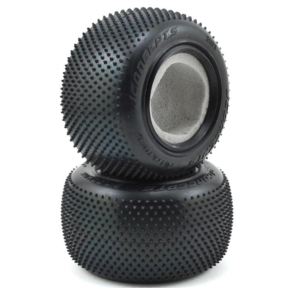 JConcepts Pin Downs 2.2" Stadium Truck Carpet Tires (2) (Pink)