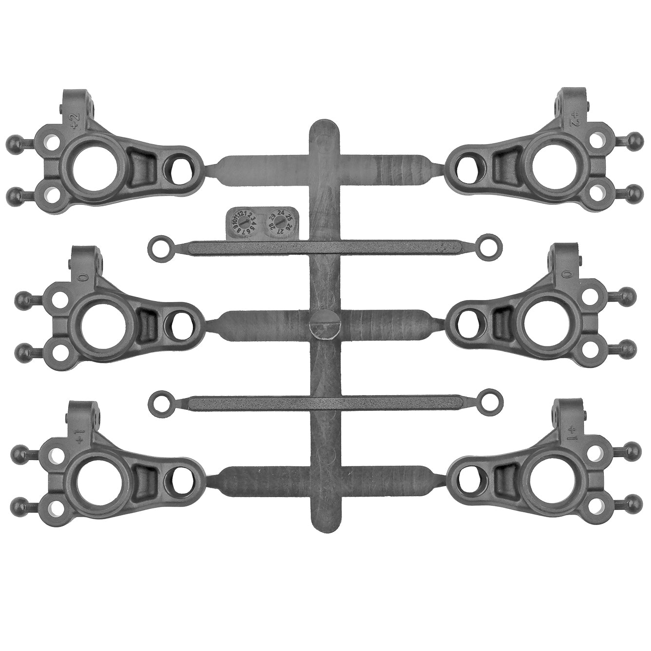 FT RC10TC8 Carbon Steering Block Set