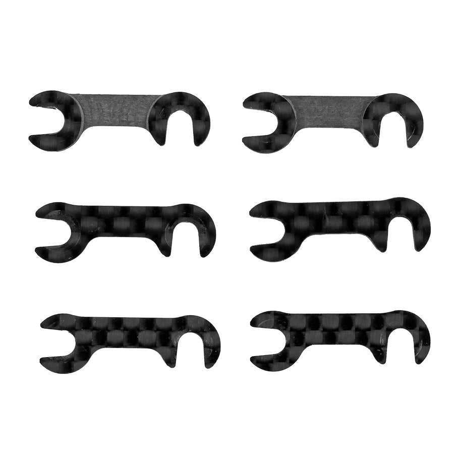 FT RC10TC8 Carbon Fiber Roll-Center Spacer Set