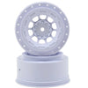 JConcepts 12mm Hex Hazard Short Course Wheels w/3mm Offset (White) (2) (SC7)