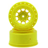 JConcepts 12mm Hex Hazard Short Course Wheels w/3mm Offset (Yellow) (2) (SC7)