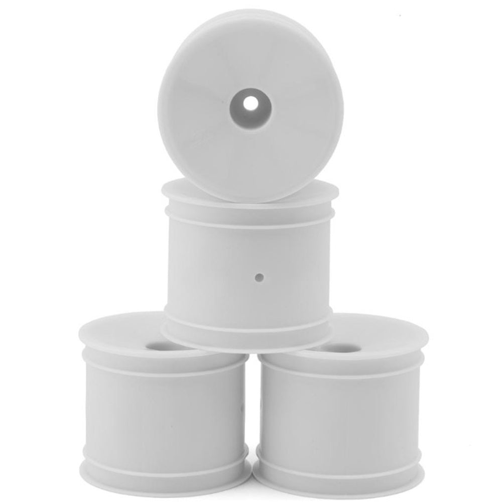 JConcepts 12mm Hex Mono 1/10 Stadium Truck Wheel (4) (T7) (White)