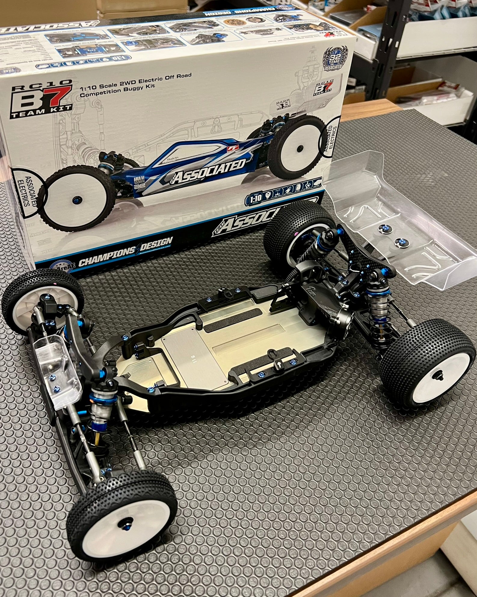 1up Equipped Associated RC10B7 Ultimate Carpet Built By Joe Pillars