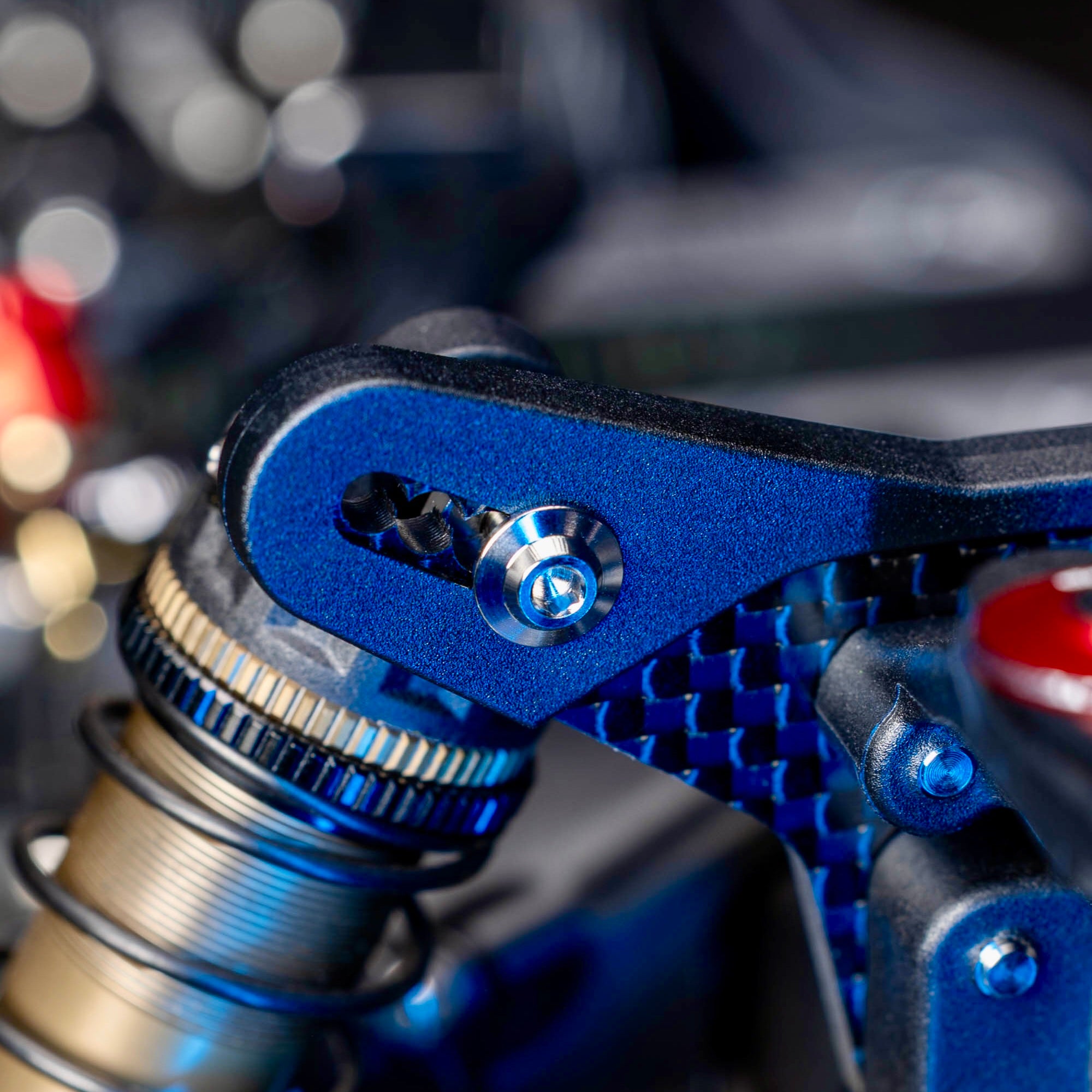 1up Racing Pro Duty Titanium Upper Shock Mounts