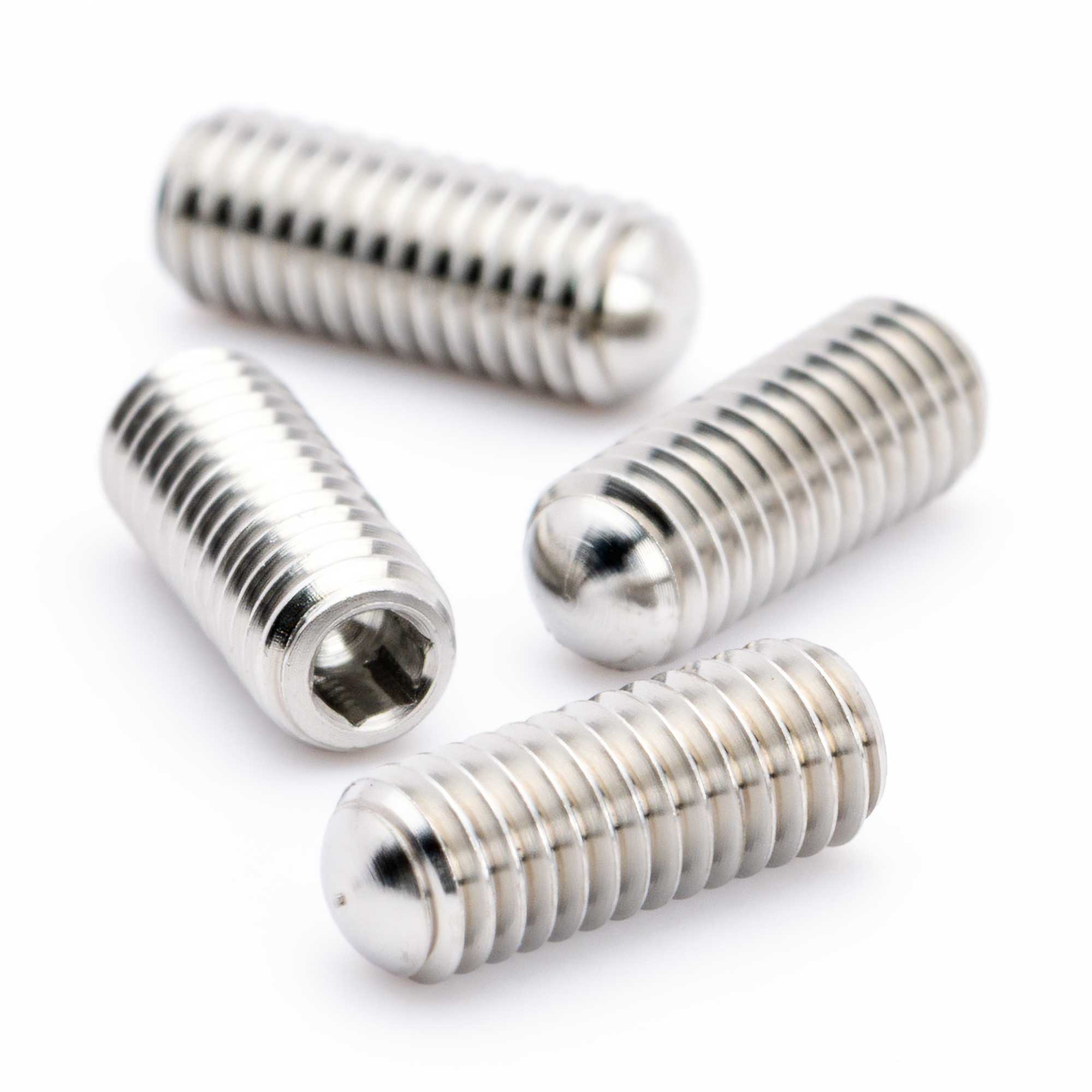 1up Racing Pro Duty Titanium Rounded Droop Screws