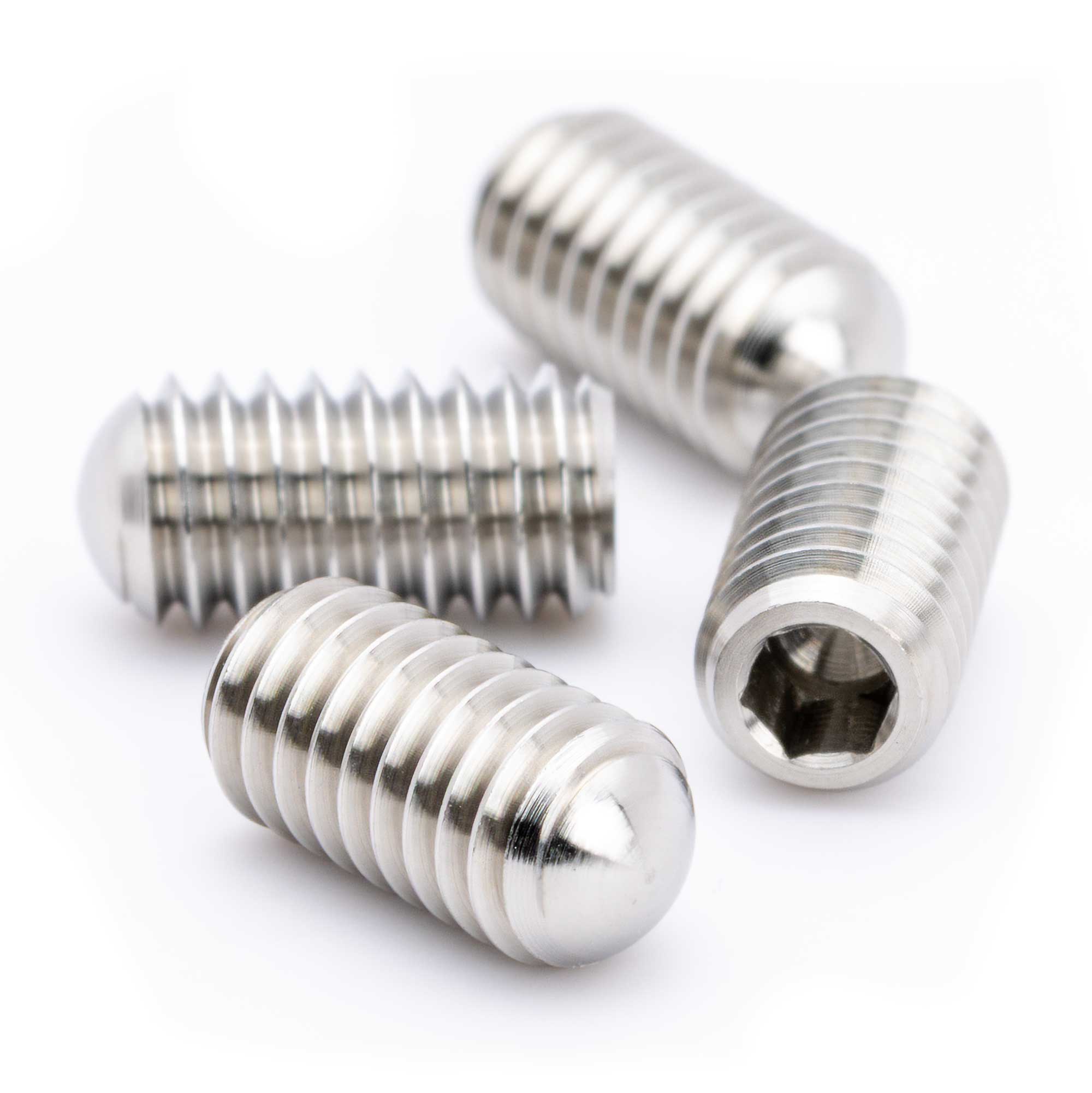 1up Racing Pro Duty Titanium Rounded Droop Screws