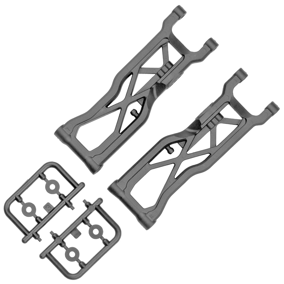 FT RC10T7 Carbon Fiber Rear Suspension Arms