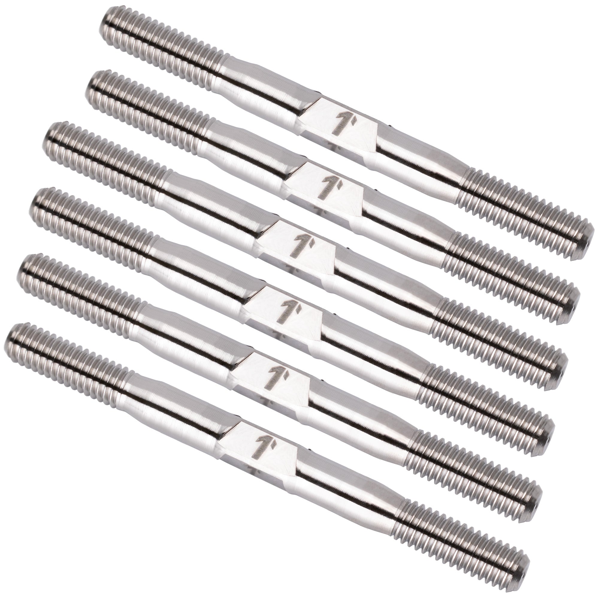 1up Racing Pro Duty Titanium Turnbuckle Set - Custom Works Bullet & Rocket
