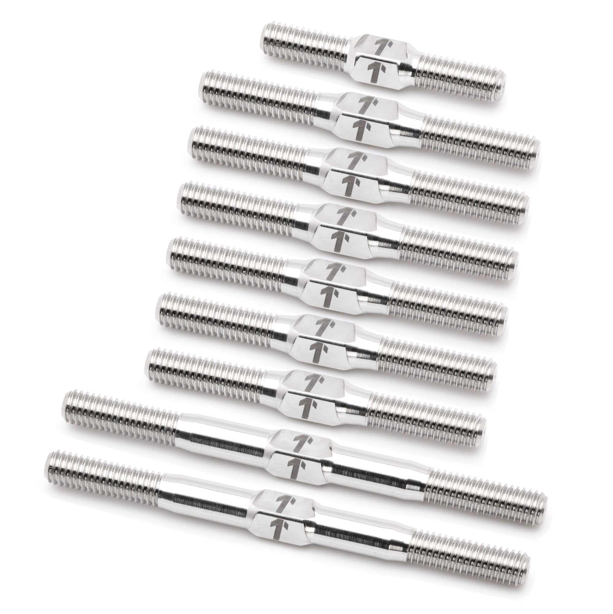1up Racing Pro Duty Titanium Turnbuckle Set - Axon TC10/3